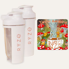RYZE 2 Shaker Bottles + FREE Gifts