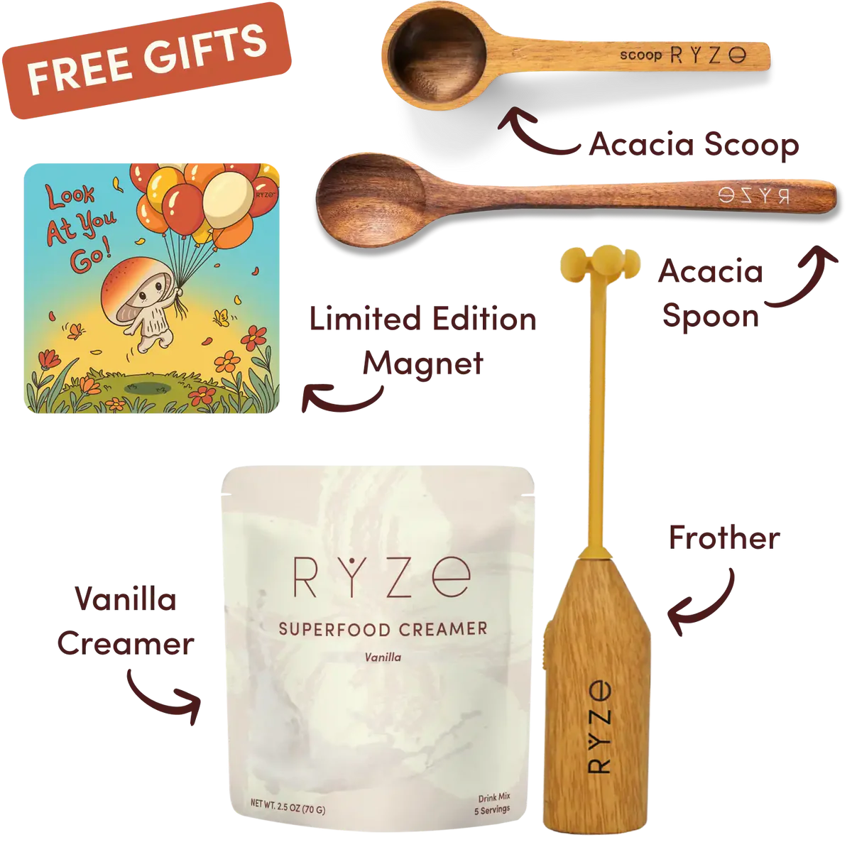 Mushroom Coffee Starter Kit (60 servings) - Daily Pack